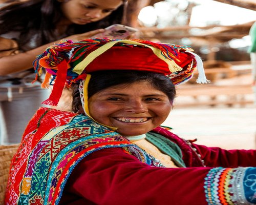 person working at home in Peru